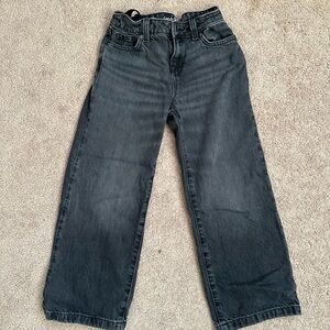 Cat and jack girls wide leg Black Denim Jeans